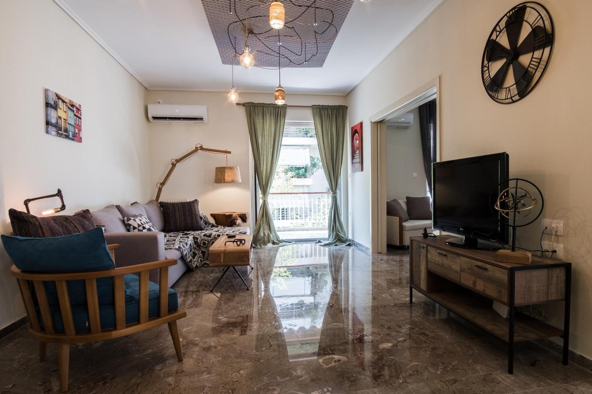 Comfy Apartment Of 104 M² Near Metro! 아테네 외부 사진